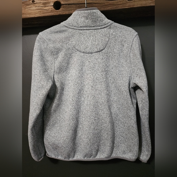 L.L. Bean Women's Gray Fleece Pullover Size Med Petite - Picture 5 of 7